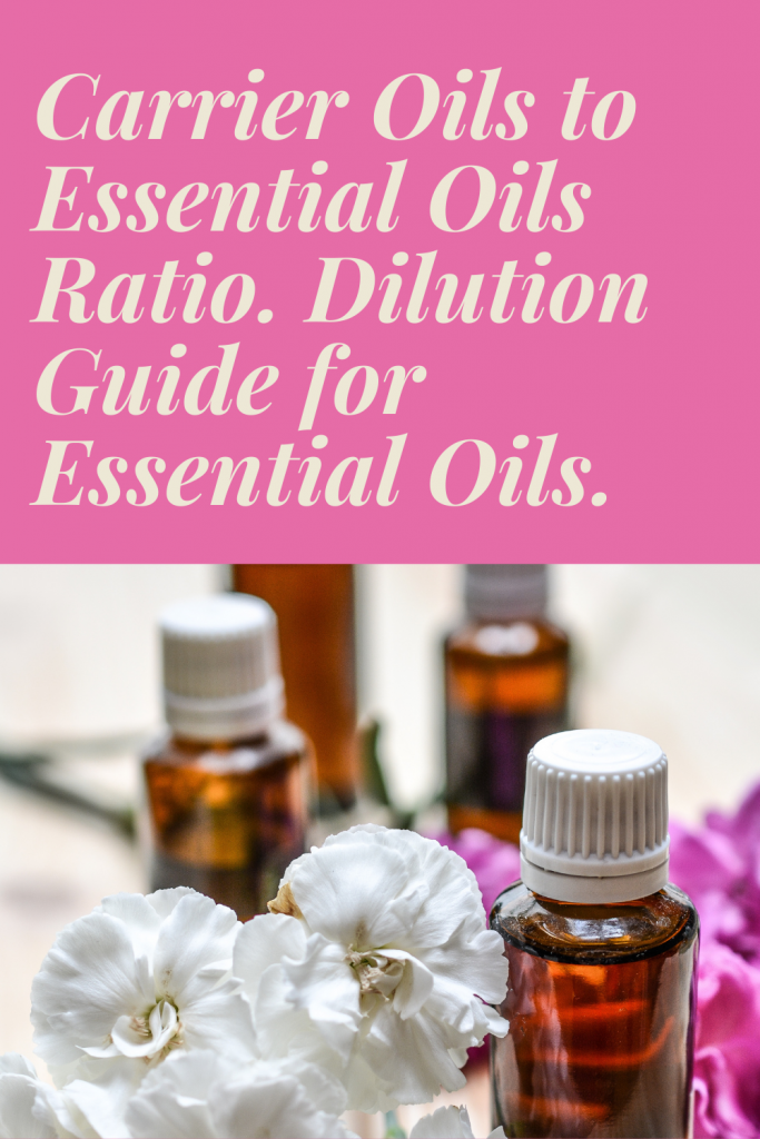 mixing essential oils with carrier oils